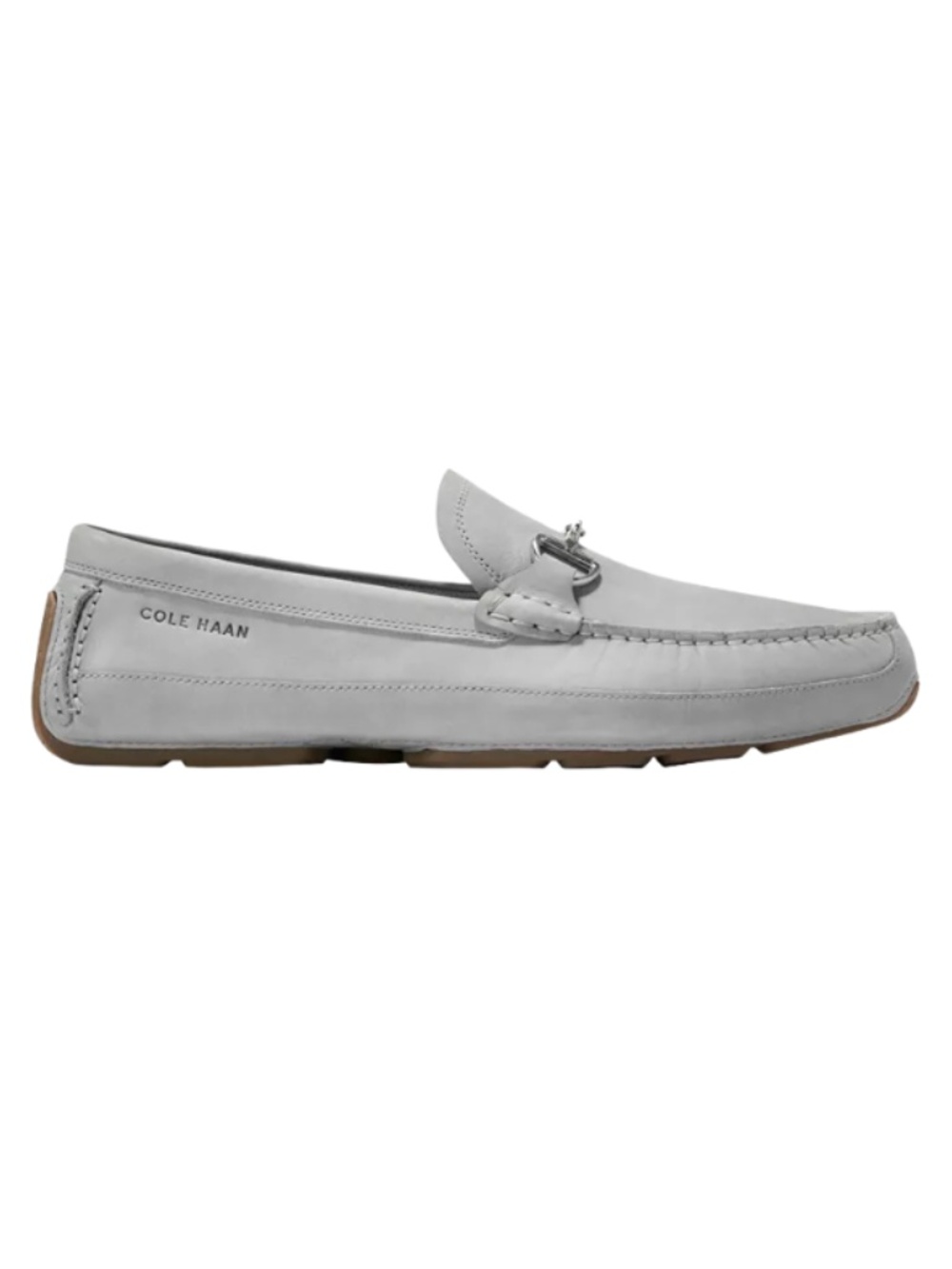 Cole Haan Mens Hutchison Grand Bit Drivers, Ultimate Gray Nubuck. C41778